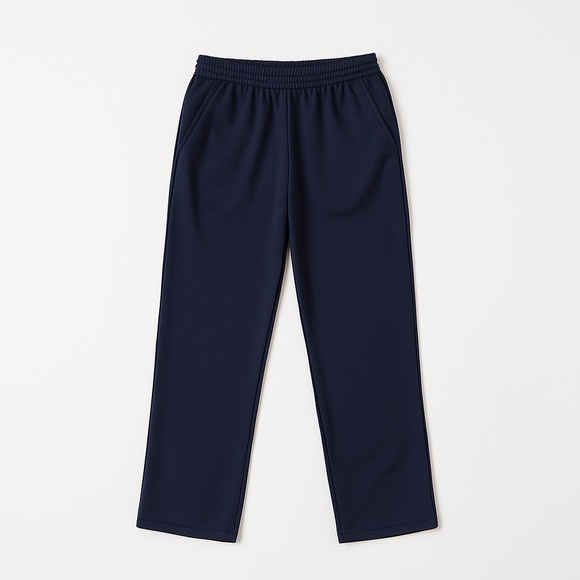 RHUDE Navy Blue Cropped Track Pants Size Medium SS21 Rhude Bowl - Picture 1 of 7